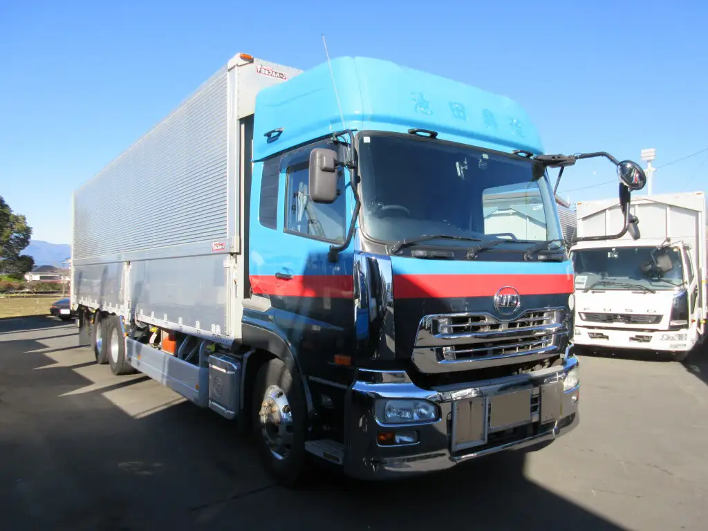 日産UD クオン 大型 ウイング ハイルーフ 床鉄板の中古トラック画像2