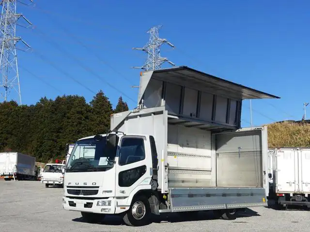 三菱 ファイター 中型/増トン ウイング パワーゲート PDG-FK71F｜画像1