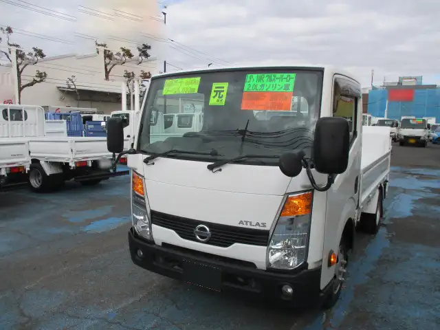 日産 アトラス 小型 平ボディ パワーゲート CBF-SQ2F24の中古トラック画像1