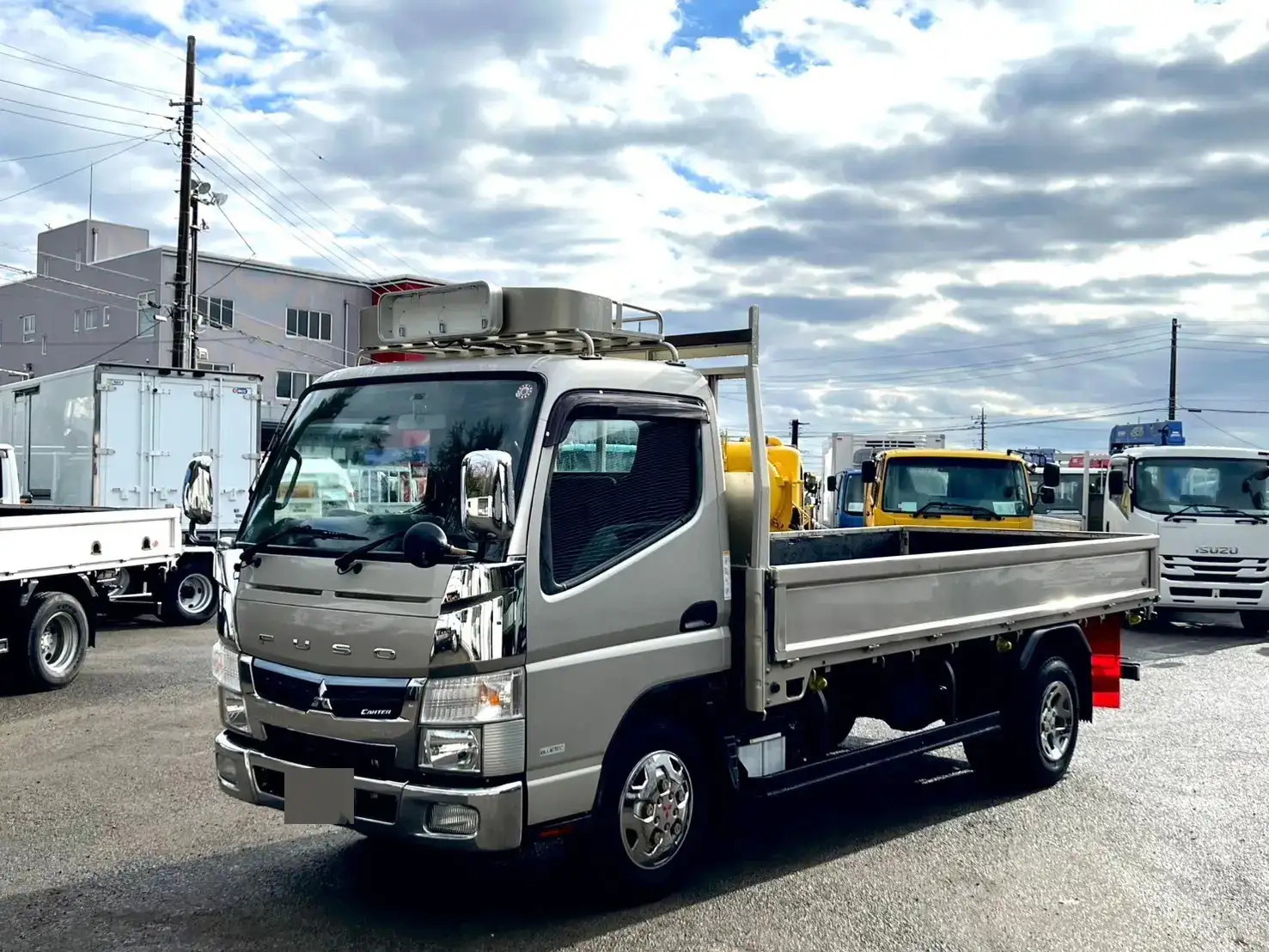 三菱 キャンター 小型 平ボディ TPG-FEA50 H29の中古トラック画像1