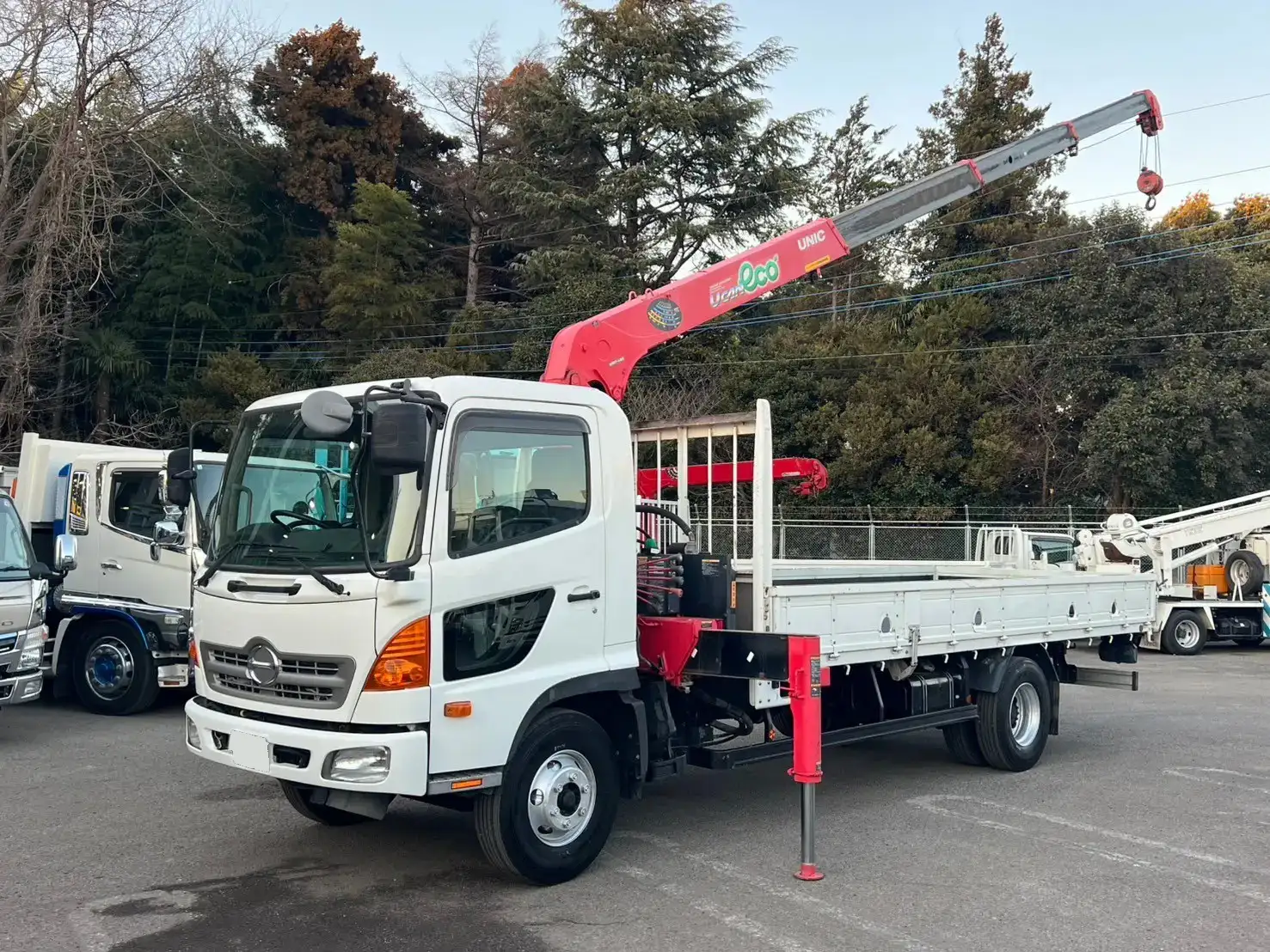 日野 レンジャー 中型/増トン クレーン付 4段 ラジコンの中古トラック画像1