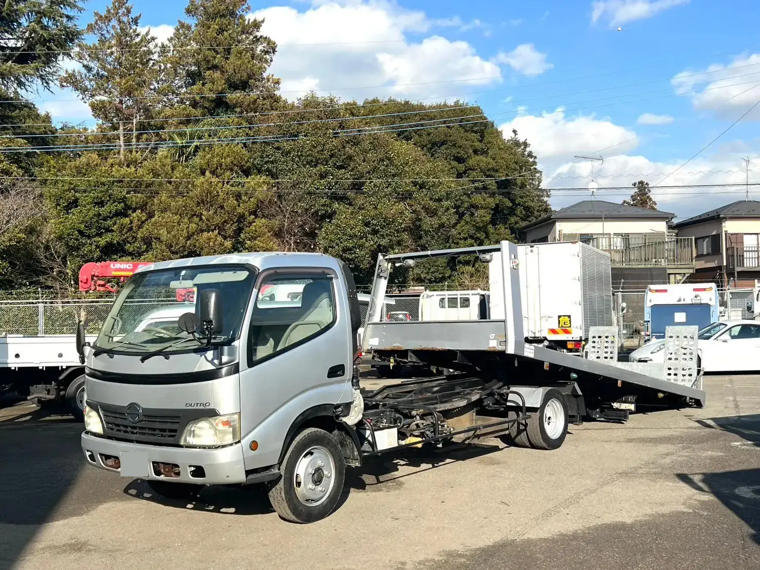 日野 デュトロ 小型 車両重機運搬 ラジコン ウインチの中古トラック画像1