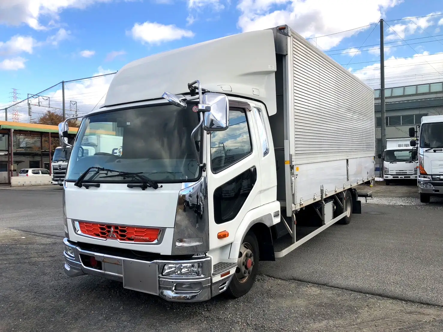三菱 ファイター 中型/増トン ウイング パワーゲート エアサス｜画像1
