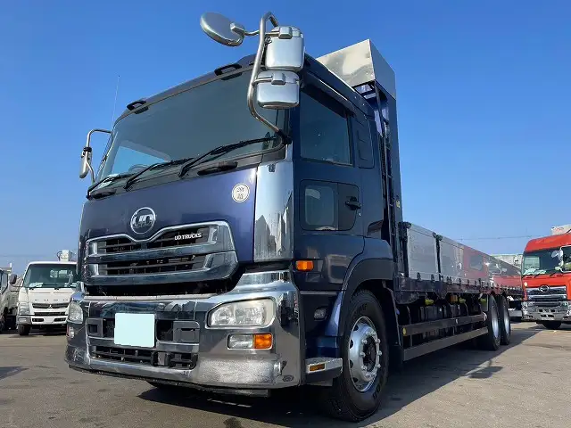 日産UD クオン 大型 平ボディ アルミブロック エアサス の中古トラック【車両No.180954】