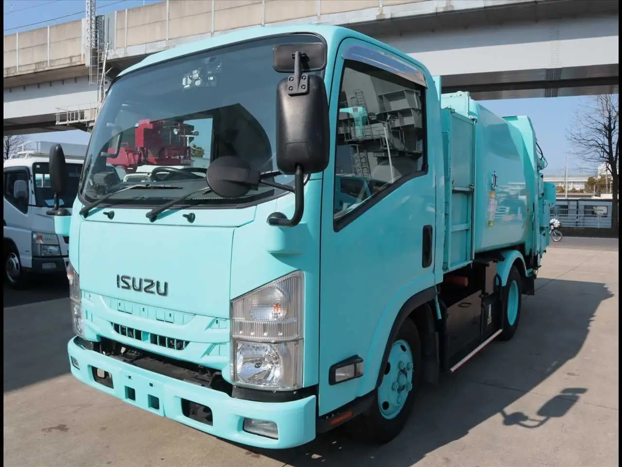 いすゞ エルフ 小型 パッカー車 巻き込み式 回転ダンプ式｜画像1