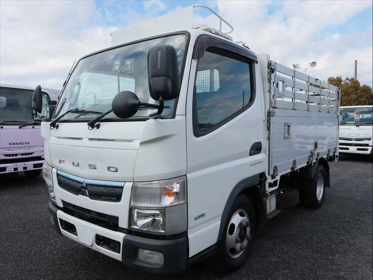 三菱 キャンター 小型 平ボディ アルミブロック TPG-FBA20の中古トラック画像1