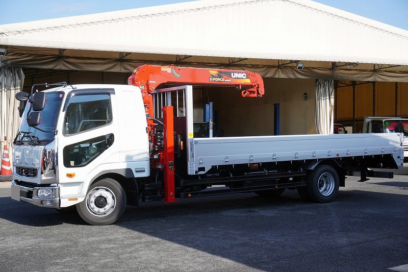 三菱 ファイター 中型/増トン 車両重機運搬 セルフローダー 2KG-FK62FZ