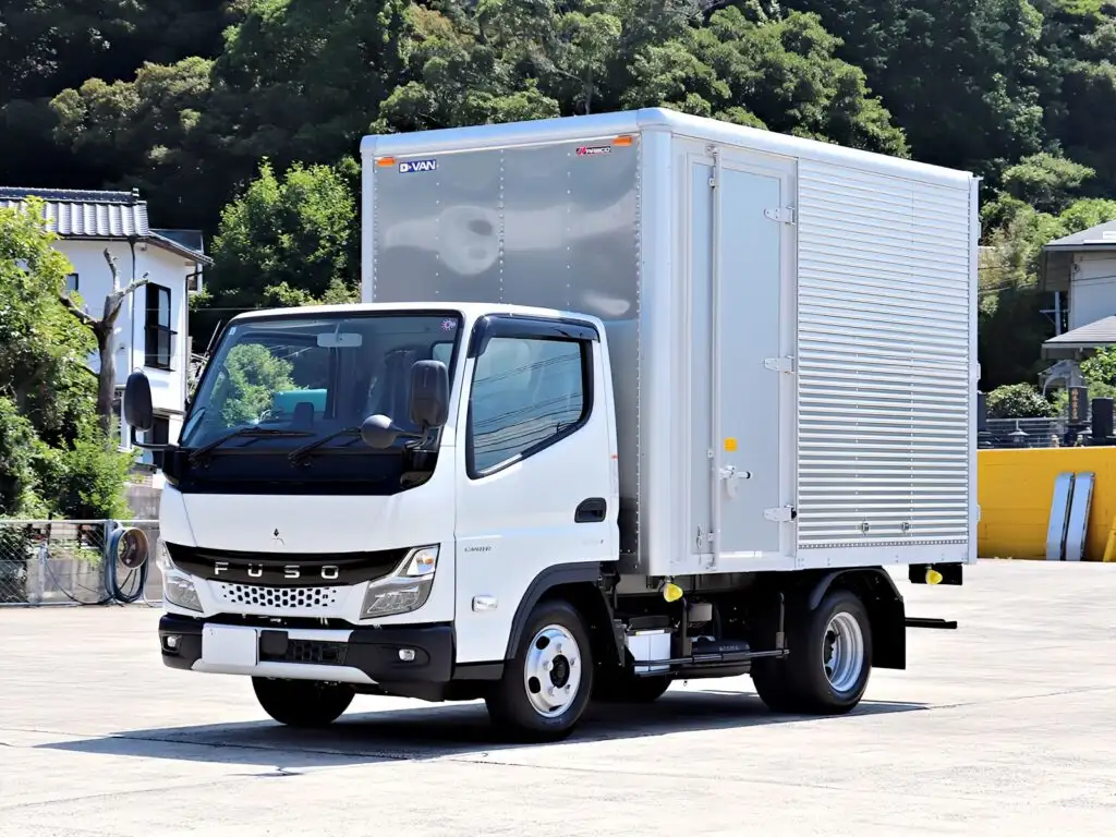 三菱 キャンター 小型 アルミバン サイドドア 2RG-FBA20の中古トラック画像1