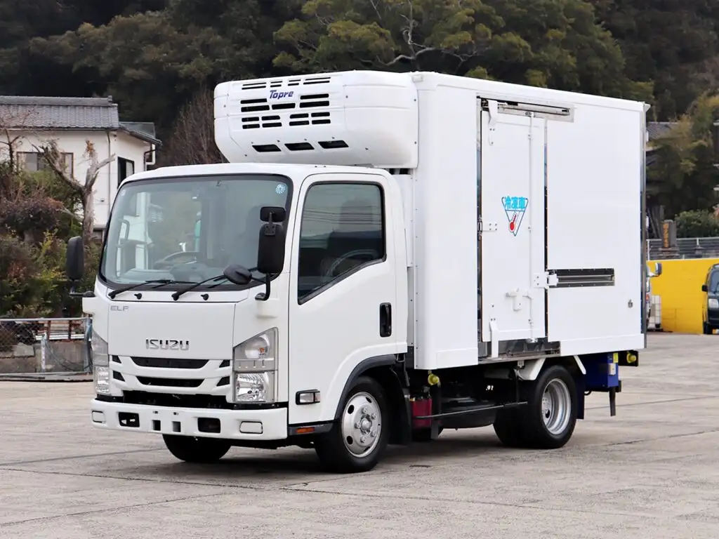 いすゞ エルフ 小型 冷凍冷蔵 スタンバイ サイドドアの中古トラック画像1
