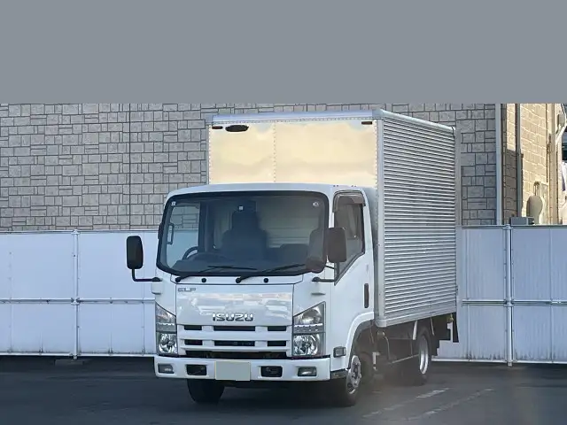 いすゞ エルフ 小型 アルミバン パワーゲート TKG-NLR85ANの中古トラック画像1