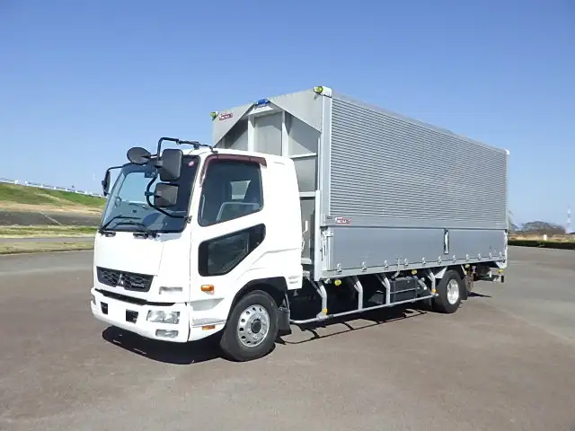 三菱 ファイター 中型/増トン ウイング ベッド TKG-FK61F の中古トラック【車両No.181250】