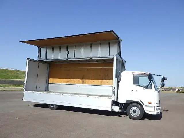 三菱 ファイター 中型/増トン ウイング ベッド TKG-FK61Fの中古トラック画像5