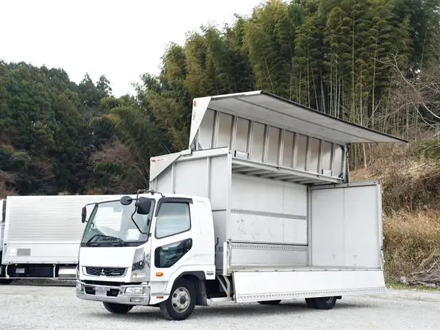 三菱 ファイター 中型/増トン ウイング ベッド 2KG-FK61F の中古トラック【車両No.181235】