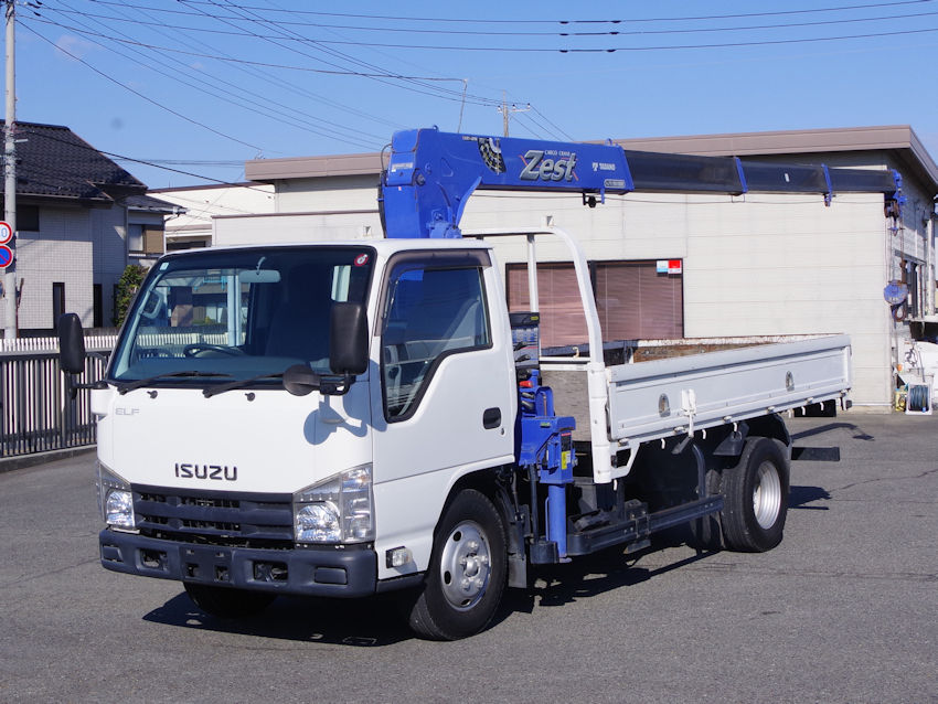いすゞ エルフ 小型 クレーン付 標準ロング TKG-NKR85AR の中古