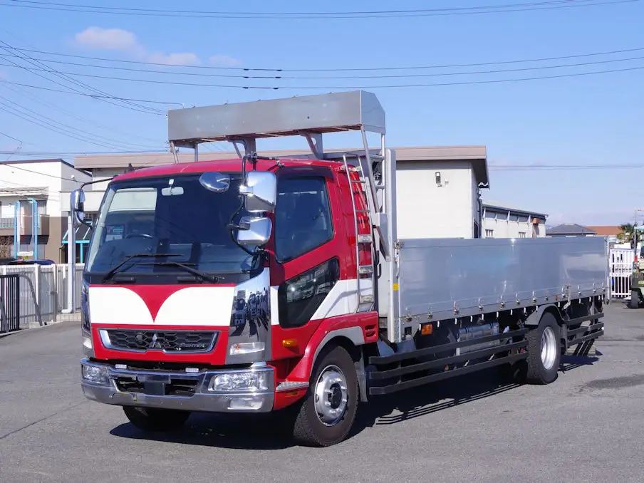 三菱 ファイター 中型/増トン 平ボディ 床鉄板 アルミブロック の中古トラック【車両No.181141】