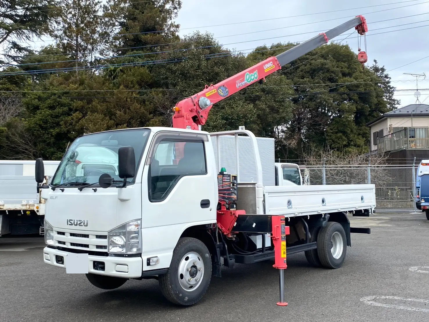 いすゞ エルフ 小型 クレーン付 標準ロング
