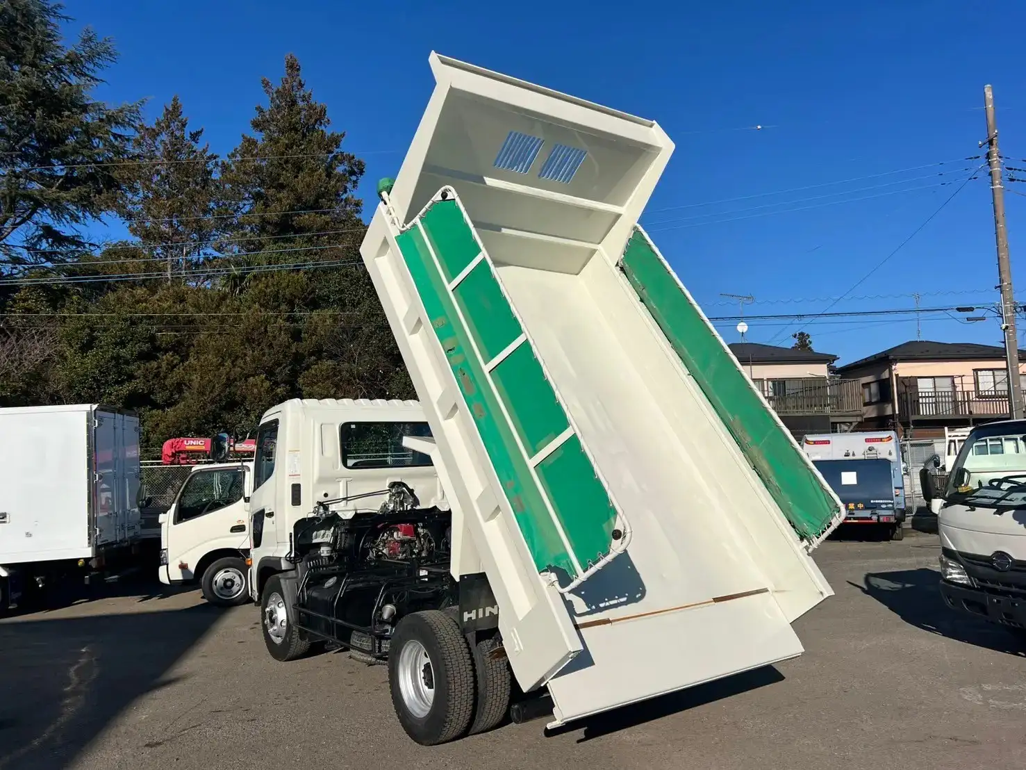 日野 レンジャー 中型/増トン ダンプ Lゲート コボレーンの中古トラック画像6