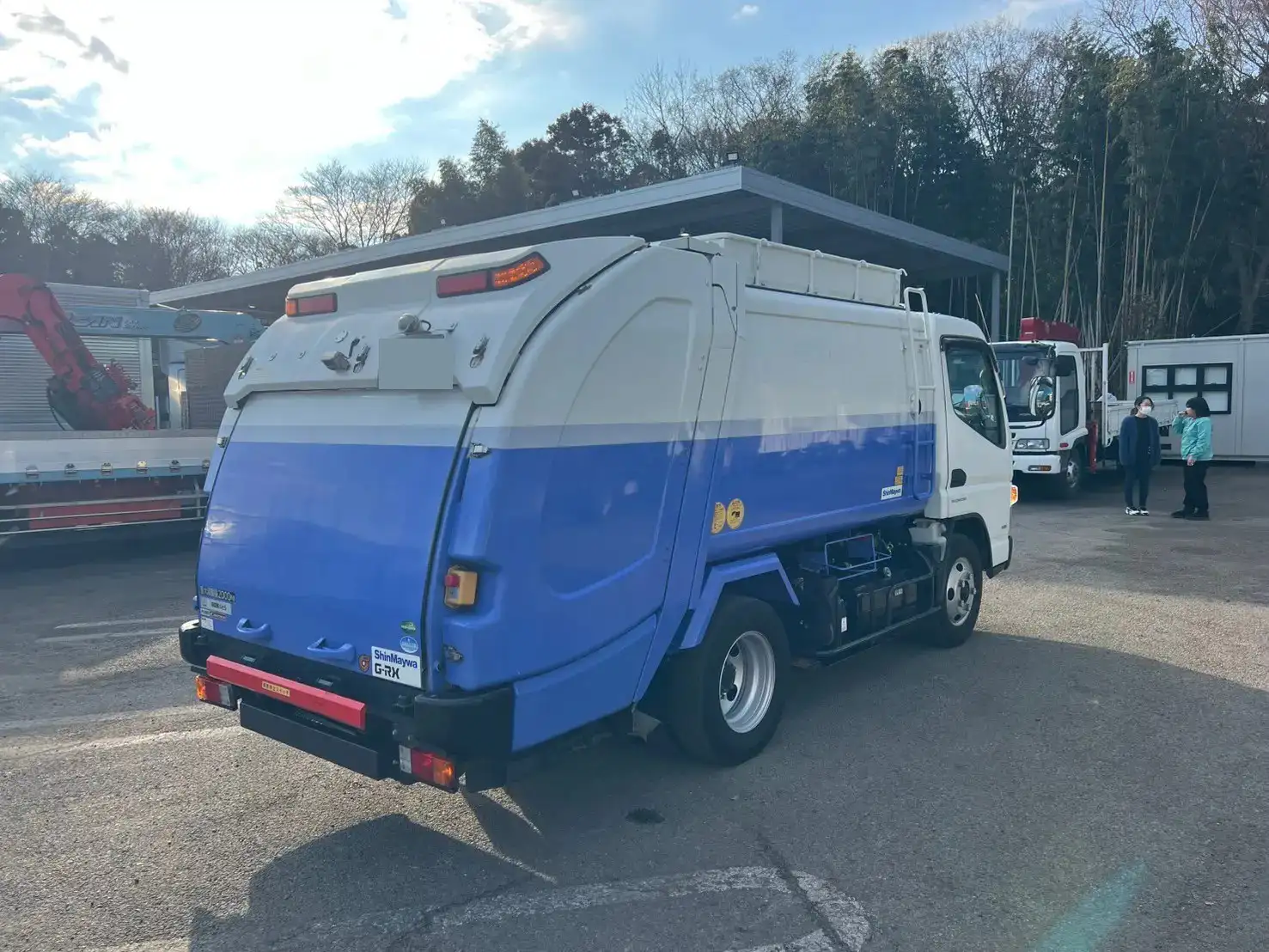 三菱 キャンター 小型 パッカー車 巻き込み式 回転ダンプ式の中古トラック画像3