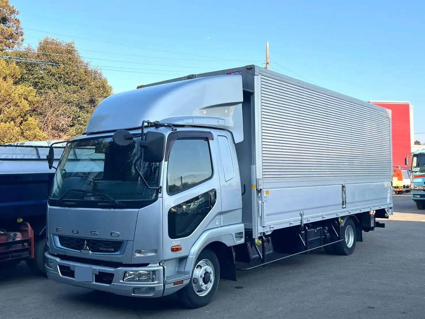 三菱 ファイター 中型/増トン ウイング パワーゲート エアサスの中古トラック画像1