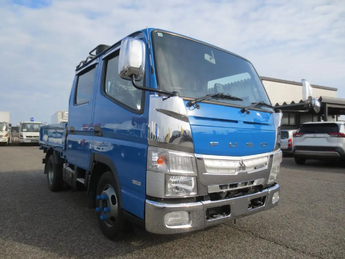 三菱 キャンター 小型 平ボディ Wキャブ TPG-FBA20の中古トラック画像3