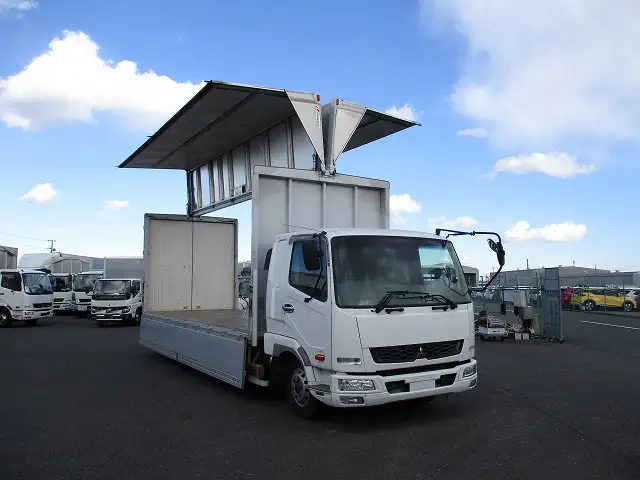 三菱 ファイター 中型/増トン ウイング ベッド SKG-FK61Fの中古トラック画像5
