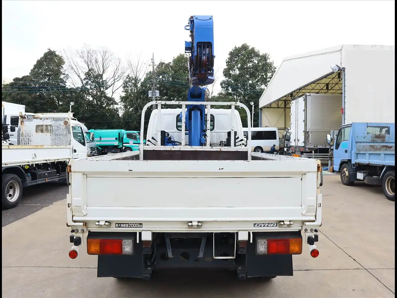 トヨタ ダイナ 小型 クレーン付 床鉄板 3段の中古トラック画像4