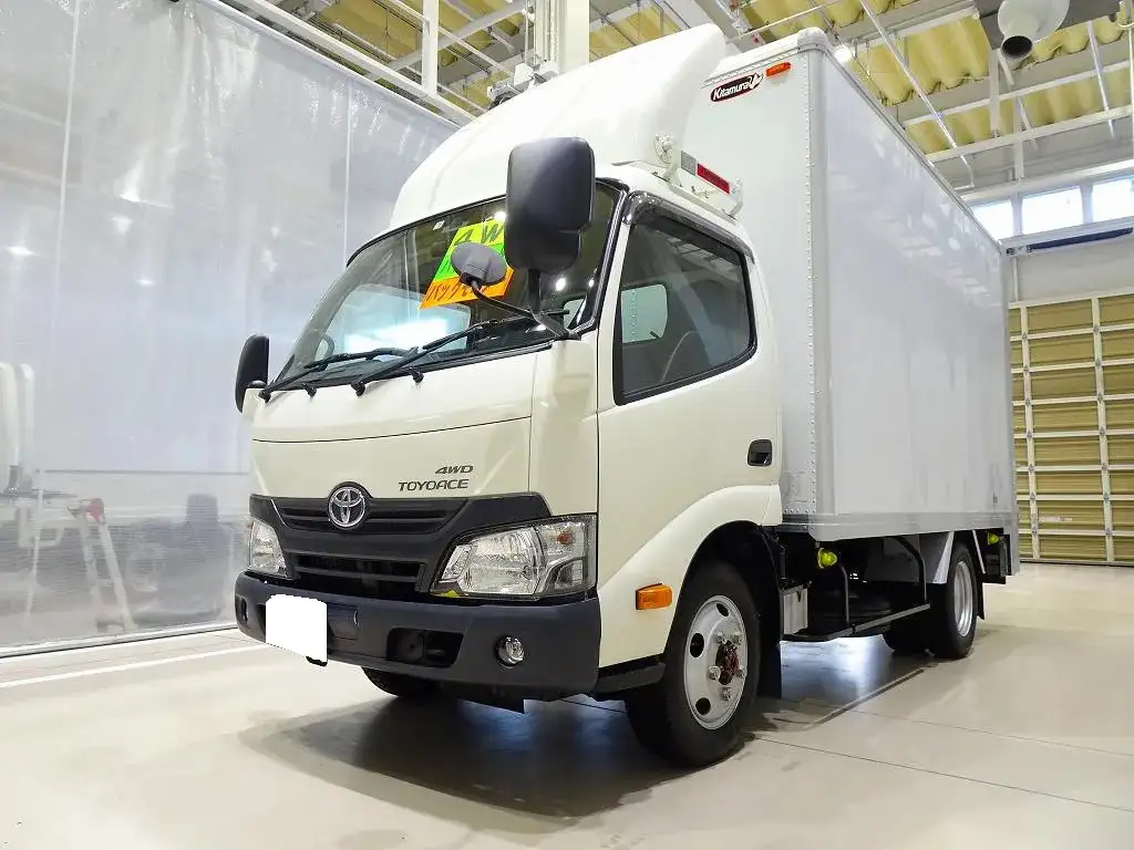 トヨタ トヨエース 小型 アルミバン パワーゲート 床鉄板の中古トラック画像1