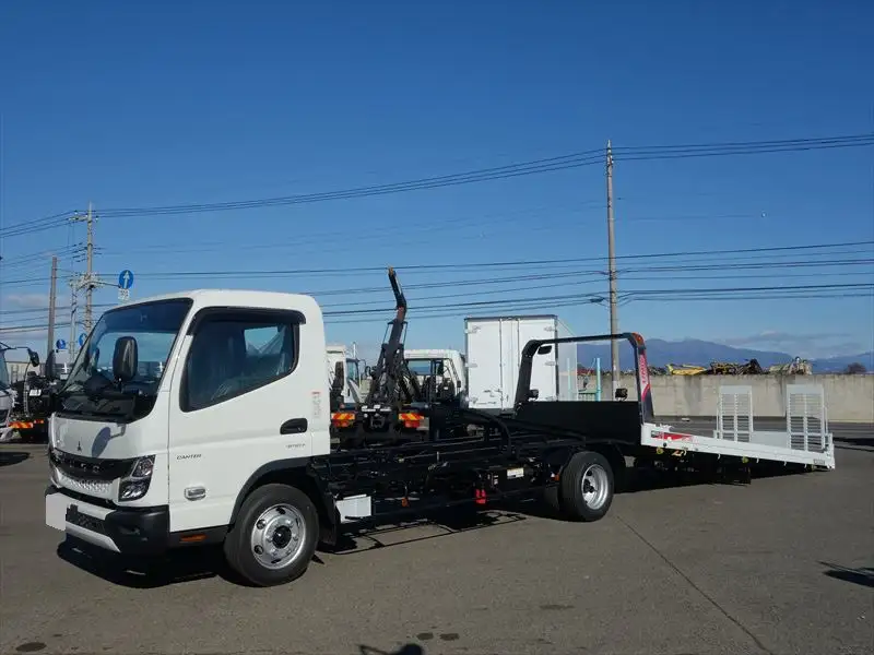 三菱 キャンター 小型 車両重機運搬 ラジコン ウインチの中古トラック画像4