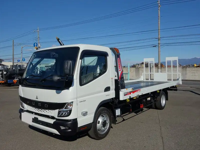 三菱 キャンター 小型 車両重機運搬 ラジコン ウインチの中古トラック画像1