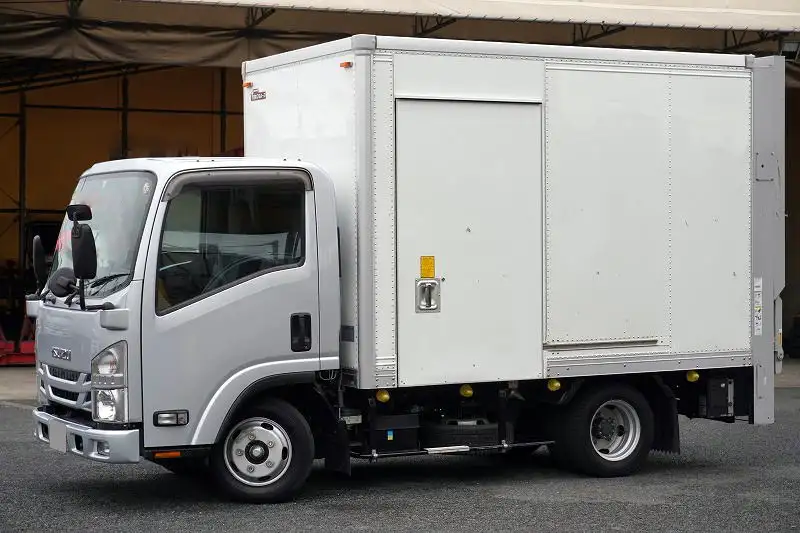 いすゞ エルフ 小型 アルミバン パワーゲート サイドドア｜画像1