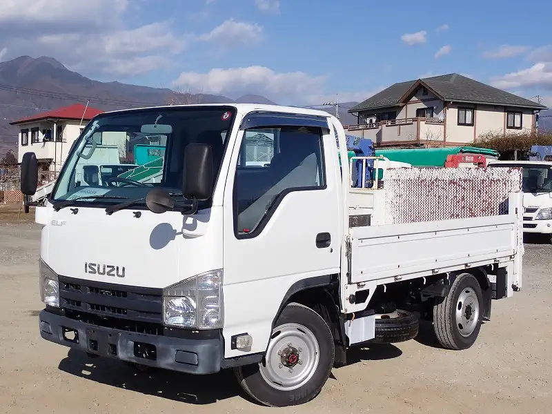 いすゞ エルフ 小型 平ボディ パワーゲート 床鉄板 の中古トラック【車両No.181559】