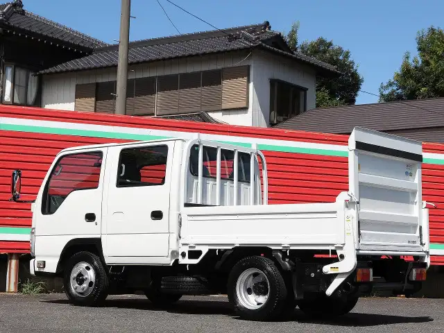 いすゞ エルフ 小型 平ボディ Wキャブ パワーゲートの中古トラック画像4