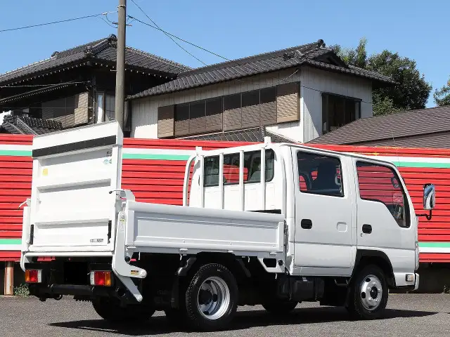 いすゞ エルフ 小型 平ボディ Wキャブ パワーゲートの中古トラック画像3