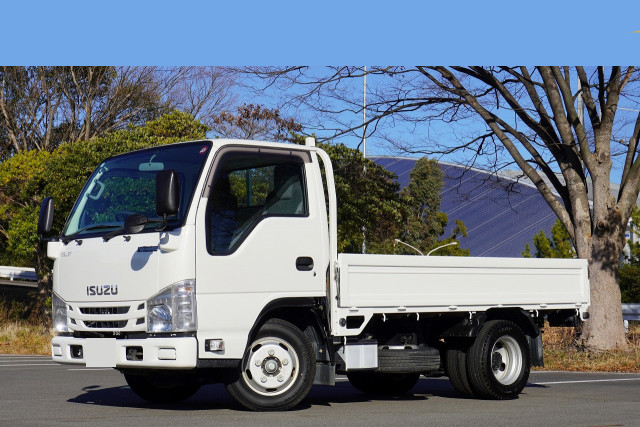 いすゞ エルフ 小型 平ボディ 10尺 TRG-NJR85A