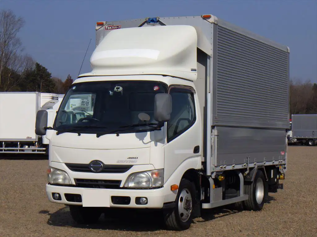 日野 デュトロ 小型 ウイング パワーゲート TKG-XZU685M｜画像1