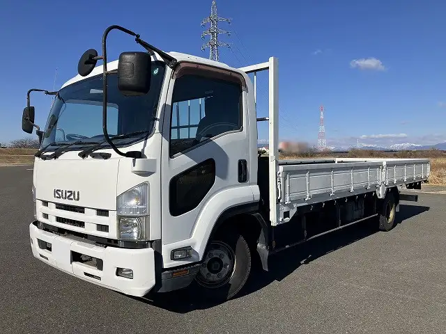 いすゞ フォワード 中型/増トン 平ボディ 床鉄板 SKG-FRR90S2の中古トラック画像1