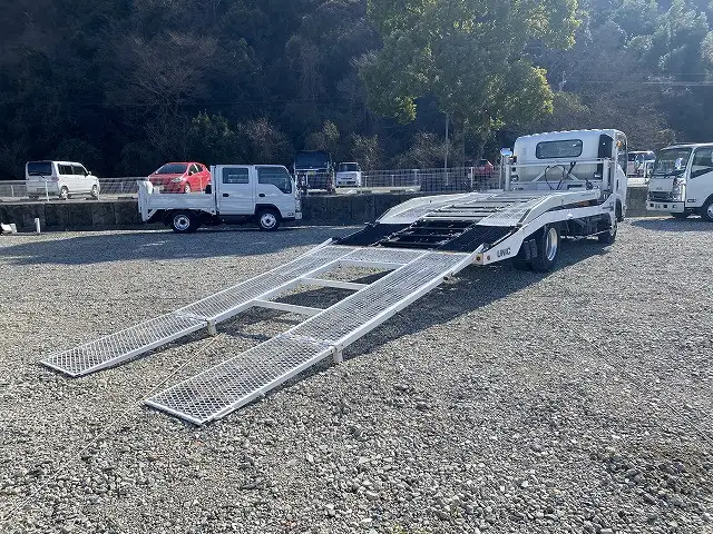 いすゞ エルフ 小型 車両重機運搬 ラジコン ウインチの中古トラック画像5