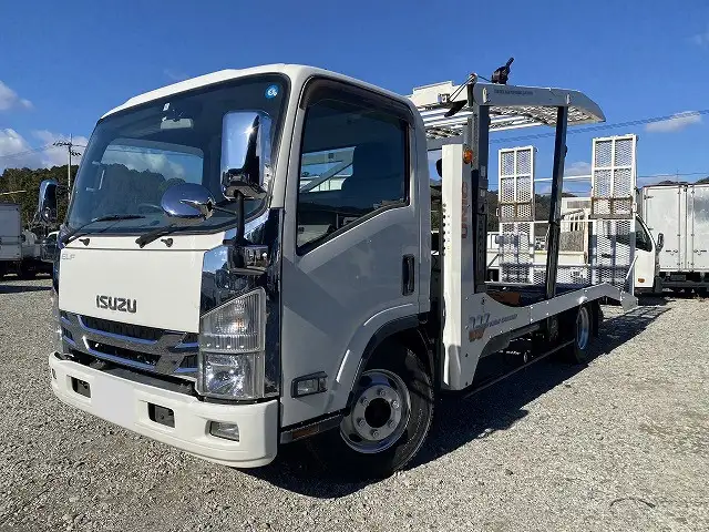 いすゞ エルフ 小型 車両重機運搬 ラジコン ウインチの中古トラック画像1