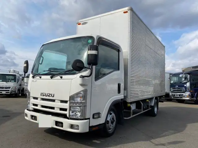 いすゞ エルフ 小型 アルミバン TKG-NLR85AN H26の中古トラック画像1