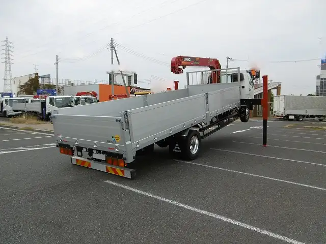 三菱 ファイター 中型/増トン 車両重機運搬 4段クレーン ラジコンの中古トラック画像6