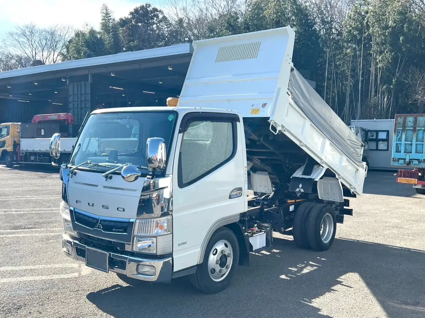 三菱 キャンター 小型 ダンプ 強化 コボレーンの中古トラック画像1