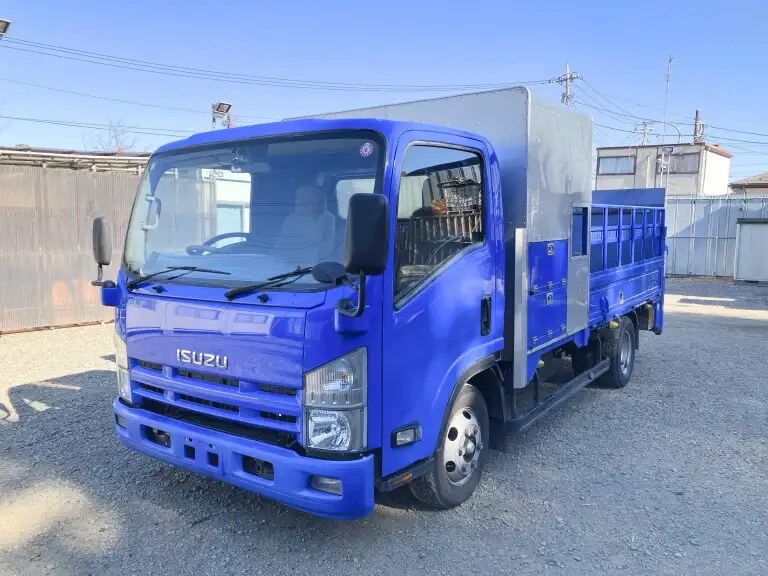 いすゞ エルフ 小型 平ボディ パワーゲート 床鉄板 の中古トラック【車両No.181782】