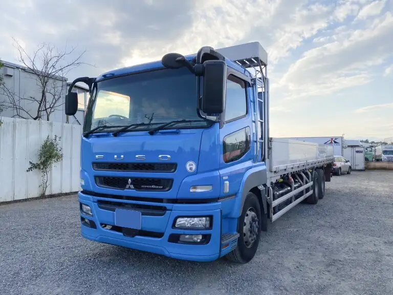 三菱 スーパーグレート 大型 平ボディ アルミブロック エアサス の中古トラック【車両No.181804】