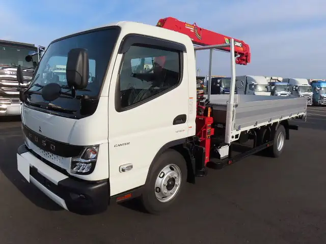 三菱 キャンター 小型 クレーン付 4段 ラジコン｜画像1