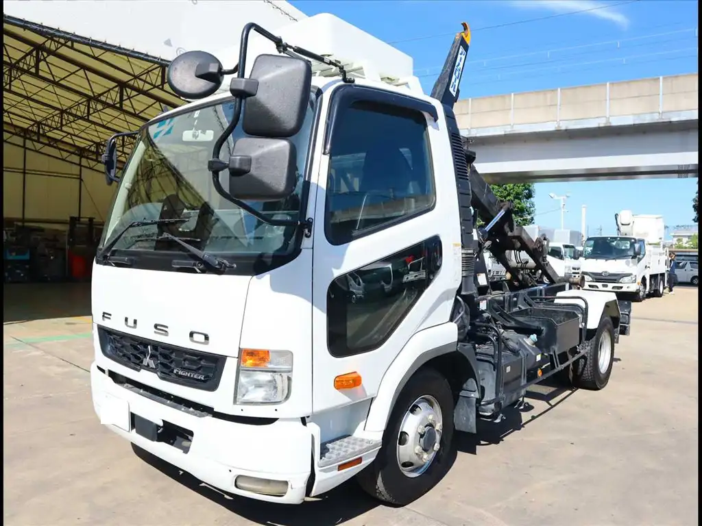三菱 ファイター 中型/増トン アームロール ツインホイスト 2KG-FK72Fの中古トラック画像1