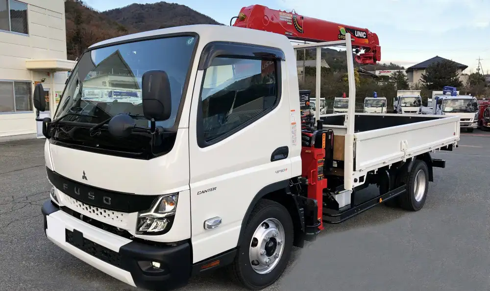 三菱 キャンター 小型 クレーン付 4段 ラジコン｜画像1