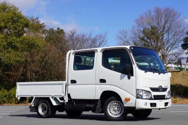 トヨタ ダイナ 小型 平ボディ Wキャブ 床鉄板の中古トラック画像2