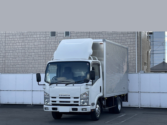 いすゞ エルフ 小型 アルミバン セミロング TKG-NMR85N