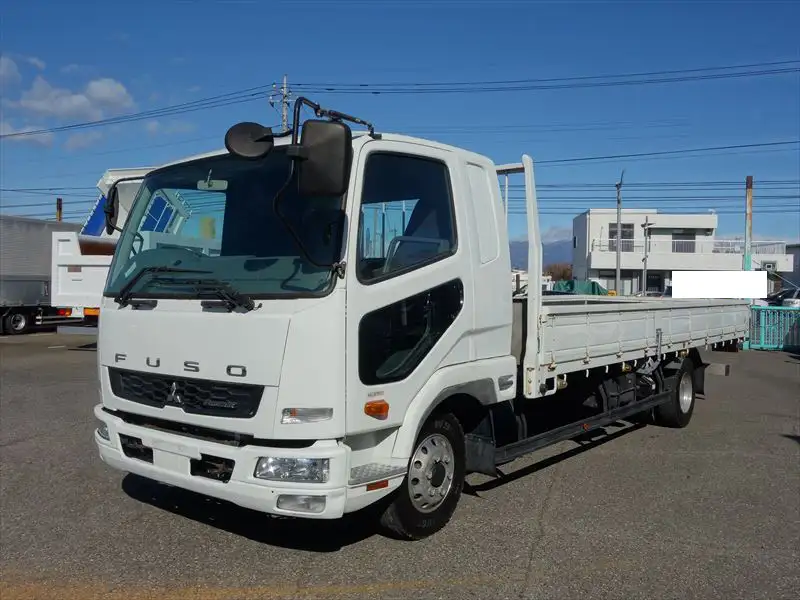 三菱 ファイター 中型/増トン 平ボディ ベッド TKG-FK61Fの中古トラック画像1