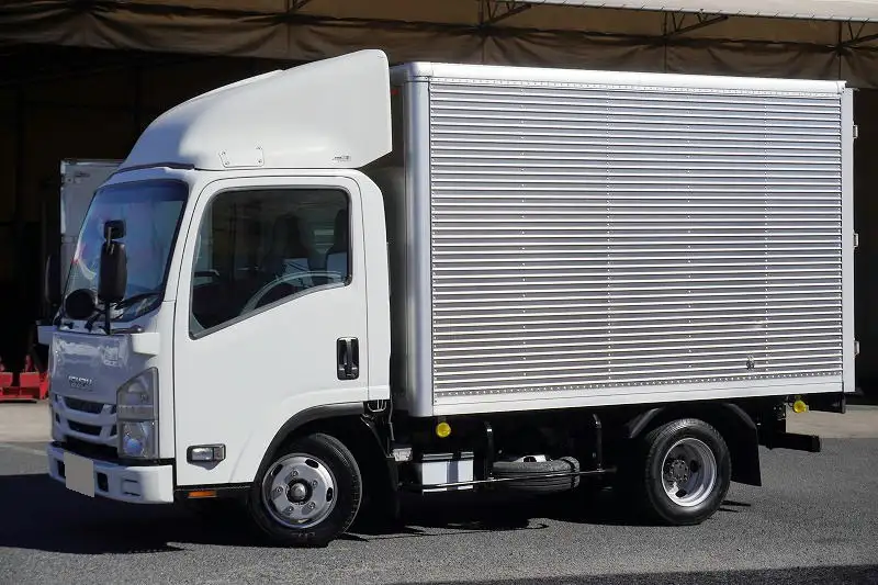いすゞ エルフ 小型 アルミバン TPG-NLR85AN H31/R1の中古トラック画像1